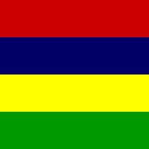 Mauritius fin flash